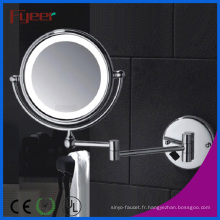 Miroir de maquillage Fyeer à double paroi AC Power LED